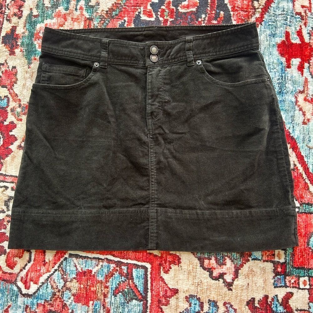 Patagonia Corduroy Mini Skirt Brown Size 10